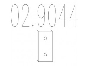 MTS 02.9044 atraminis buferis, triukšmo slopintuvas 
 Išmetimo sistema -> Surinkimo dalys -> Atskiros surinkimo dalys -> Guminė apsauga
5410471, DS1822801A