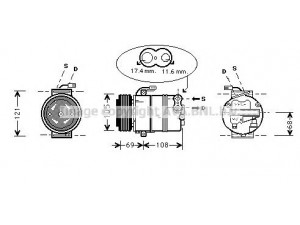 AVA QUALITY COOLING OLK316 kompresorius, oro kondicionierius 
 Oro kondicionavimas -> Kompresorius/dalys
1854111, 1854123, 6854010, 6854024