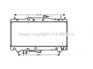 AVA QUALITY COOLING TO2316 radiatorius, variklio aušinimas
164007A200, 164007A201