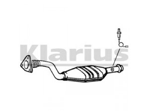KLARIUS 380343 katalizatoriaus keitiklis 
 Išmetimo sistema -> Katalizatoriaus keitiklis
7700415807