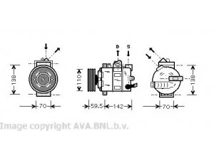 AVA QUALITY COOLING VWK258 kompresorius, oro kondicionierius