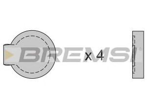 BREMSI BP2122 stabdžių trinkelių rinkinys, diskinis stabdys 
 Techninės priežiūros dalys -> Papildomas remontas
4G54778701Y, 4G75529823, 4GY95533187