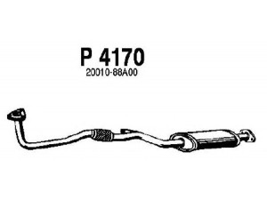 FENNO P4170 priekinis duslintuvas 
 Išmetimo sistema -> Duslintuvas
20010-88A00