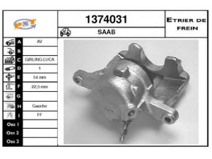 SNRA 1374031 stabdžių apkaba
7894983, 8955908