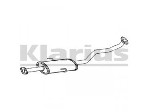 KLARIUS 250686 vidurinis duslintuvas 
 Išmetimo sistema -> Duslintuvas
286502C050