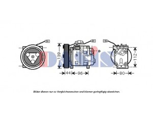 AKS DASIS 851668N kompresorius, oro kondicionierius 
 Oro kondicionavimas -> Kompresorius/dalys
B25F61450B, B25F61K00A