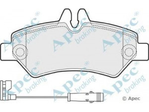 APEC braking PAD1516 stabdžių trinkelių rinkinys, diskinis stabdys 
 Techninės priežiūros dalys -> Papildomas remontas
0044206920, 2E0698451