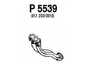 FENNO P5539 išleidimo kolektorius 
 Išmetimo sistema -> Išmetimo vamzdžiai
BM70493, 6K0253087AF, 6K1253091B