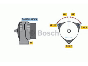 BOSCH 0 124 325 118 kintamosios srovės generatorius