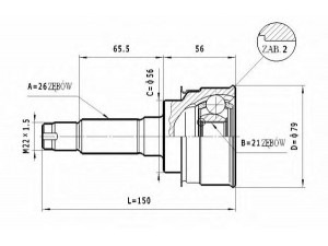 STATIM C.463 jungčių komplektas, kardaninis velenas 
 Ratų pavara -> Sujungimai/komplektas
F013-25-400, F013-25-600, F023-25-400