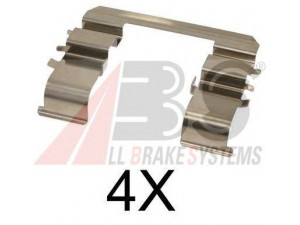 A.B.S. 1744Q priedų komplektas, diskinių stabdžių trinkelės 
 Stabdžių sistema -> Diskinis stabdys -> Stabdžių dalys/priedai
DA0171100
