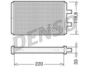 DENSO DRR12007 šilumokaitis, salono šildymas
504094083
