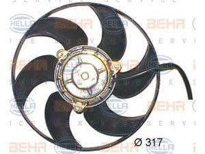 HELLA 8EW 351 044-181 ventiliatorius, radiatoriaus 
 Aušinimo sistema -> Oro aušinimas
1253.77
