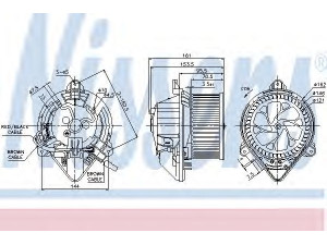 NISSENS 87130 vidaus pūtiklis 
 Šildymas / vėdinimas -> Orpūtė/dalys
6441J0, 6441J5, 6441K5, 6441N4