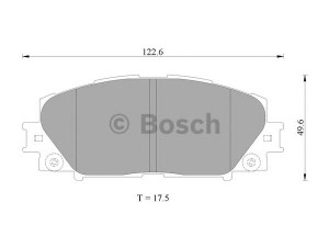 BOSCH 0 986 AB2 403 stabdžių trinkelių rinkinys, diskinis stabdys 
 Techninės priežiūros dalys -> Papildomas remontas
04465 42160, 04465 52180, 04465 52260