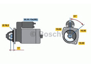 BOSCH 0 001 108 020 starteris 
 Elektros įranga -> Starterio sistema -> Starteris