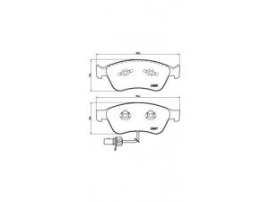 BREMBO P 85 087 stabdžių trinkelių rinkinys, diskinis stabdys 
 Techninės priežiūros dalys -> Papildomas remontas
4E0698151E, 4E0698151K
