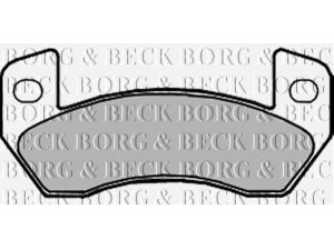 BORG & BECK BBP2205 stabdžių trinkelių rinkinys, diskinis stabdys