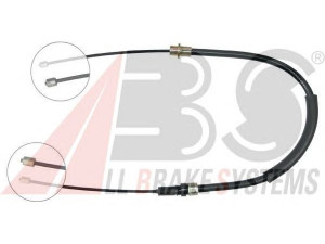 A.B.S. K17097 trosas, stovėjimo stabdys 
 Stabdžių sistema -> Valdymo svirtys/trosai
4745.P8