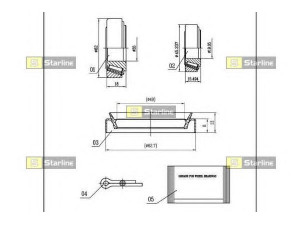 STARLINE LO 01465 rato guolio komplektas 
 Ašies montavimas/vairavimo mechanizmas/ratai -> Rato stebulė/montavimas -> Rato guolis
1 053 115, 5 025 899