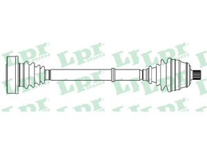 LPR DS52633 kardaninis velenas 
 Ratų pavara -> Kardaninis velenas
7H0407272AJ, 7H0407272BC, 7H0407272BH