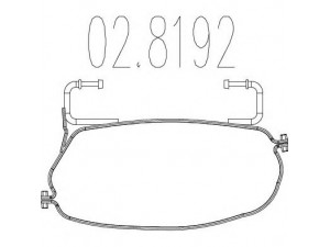 MTS 02.8192 vamzdžių sujungimas, išmetimo sistema 
 Dviratė transporto priemonės -> Išmetimo sistema -> Atskiros surinkimo dalys -> Gnybtas
18201490024, 18207520245