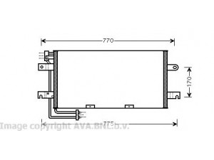 AVA QUALITY COOLING VW5195 kondensatorius, oro kondicionierius