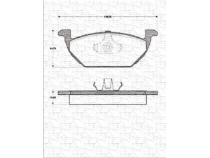 MAGNETI MARELLI 363702161201 stabdžių trinkelių rinkinys, diskinis stabdys 
 Techninės priežiūros dalys -> Papildomas remontas
1J0698151, 1J0698151A, 1J0698151B