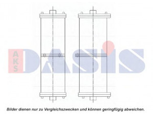 AKS DASIS 450193N radiatorius, variklio aušinimas