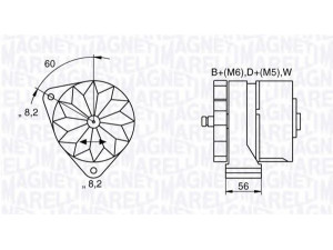 MAGNETI MARELLI 063534881850 kintamosios srovės generatorius
1516536R, 1178521, 20030014, 01178521
