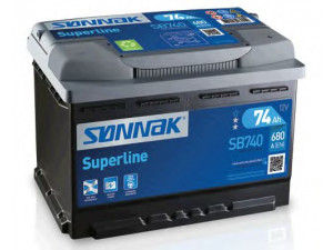 SONNAK SB740 starterio akumuliatorius; starterio akumuliatorius 
 Elektros įranga -> Akumuliatorius
01307572, 606777080, 61 21 6 946 332