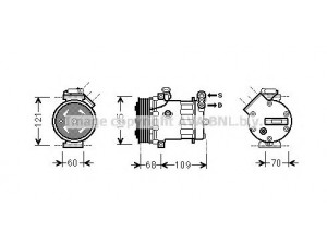 AVA QUALITY COOLING OLK475 kompresorius, oro kondicionierius 
 Oro kondicionavimas -> Kompresorius/dalys
6854020, 24461719
