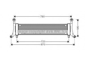 AVA QUALITY COOLING VW2278 radiatorius, variklio aušinimas 
 Aušinimo sistema -> Radiatorius/alyvos aušintuvas -> Radiatorius/dalys
7L6121212A, 7L6121212B, 7L6121212A