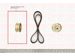 FAI AutoParts TBK211 paskirstymo diržo komplektas 
 Techninės priežiūros dalys -> Papildomas remontas