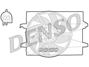 DENSO DER10004 ventiliatorius, radiatoriaus 
 Aušinimo sistema -> Oro aušinimas
1141507, 1141508, 1319971, 1337585