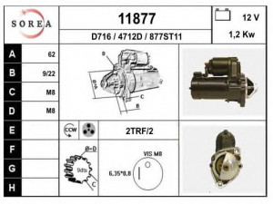 EAI 11877 starteris
