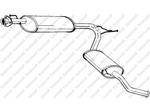 BOSAL 283-581 galinis duslintuvas 
 Išmetimo sistema -> Duslintuvas
1726.PS, 1726.PT, 1730.H1, 1730.ZA