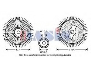 AKS DASIS 128290N sankaba, radiatoriaus ventiliatorius 
 Aušinimo sistema -> Radiatoriaus ventiliatorius
1022000122, 1022000222, A1022000122