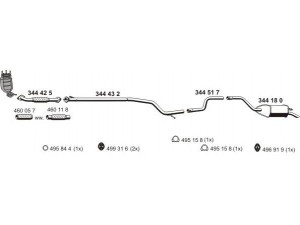 ERNST 030966 išmetimo sistema 
 Išmetimo sistema -> Išmetimo sistema, visa