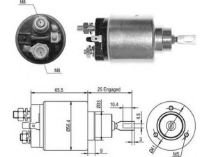 MAGNETI MARELLI 940113050051 solenoidinis jungiklis, starteris