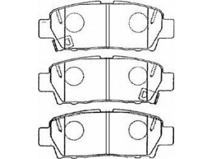 AISIN A2N057 stabdžių trinkelių rinkinys, diskinis stabdys
04466-07010, 04466-07011, 04466-07020