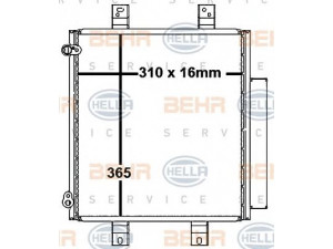 HELLA 8FC 351 343-031 kondensatorius, oro kondicionierius
88450-B1030