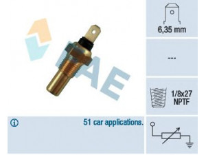 FAE 31390 siuntimo blokas, aušinimo skysčio temperatūra 
 Elektros įranga -> Jutikliai
6108298, 82 GB 10884 BA