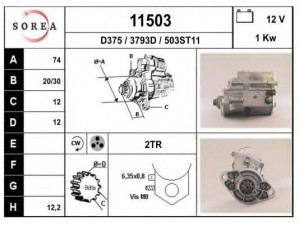 EAI 11503 starteris
2810034060, 2810034080