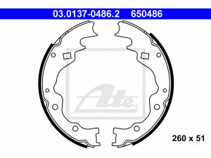 ATE 03.0137-0486.2 stabdžių trinkelių komplektas 
 Techninės priežiūros dalys -> Papildomas remontas
SE28-26-38Z, SE28-26-38ZA, 0K72A-26-38Z