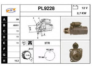 SNRA PL9228 starteris