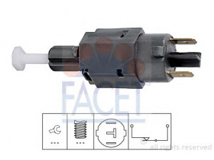 FACET 7.1098 stabdžių žibinto jungiklis 
 Stabdžių sistema -> Stabdžių žibinto jungiklis
12 40 596, 96212027, 96212027, 90 307 473