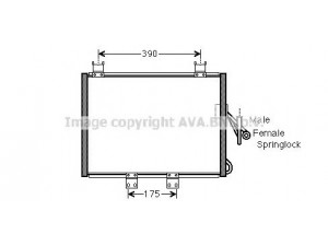 AVA QUALITY COOLING JEA5048 kondensatorius, oro kondicionierius 
 Oro kondicionavimas -> Kondensatorius
55036366