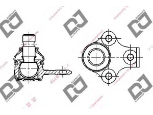 DJ PARTS DB1274 atramos/vairo trauklė 
 Ašies montavimas/vairavimo mechanizmas/ratai -> Sujungimai -> Atramos/vairo trauklė
191407365, 191407365A, 191407365B