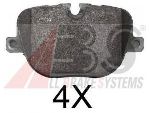 A.B.S. 37802 stabdžių trinkelių rinkinys, diskinis stabdys 
 Techninės priežiūros dalys -> Papildomas remontas
LR015577, LR025739